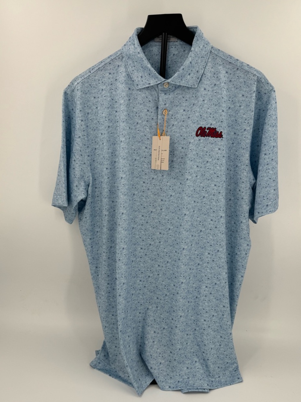 OleMissTexan Exclusive! Peter Millar "Ole Miss Melody" Polo - Large - NWT